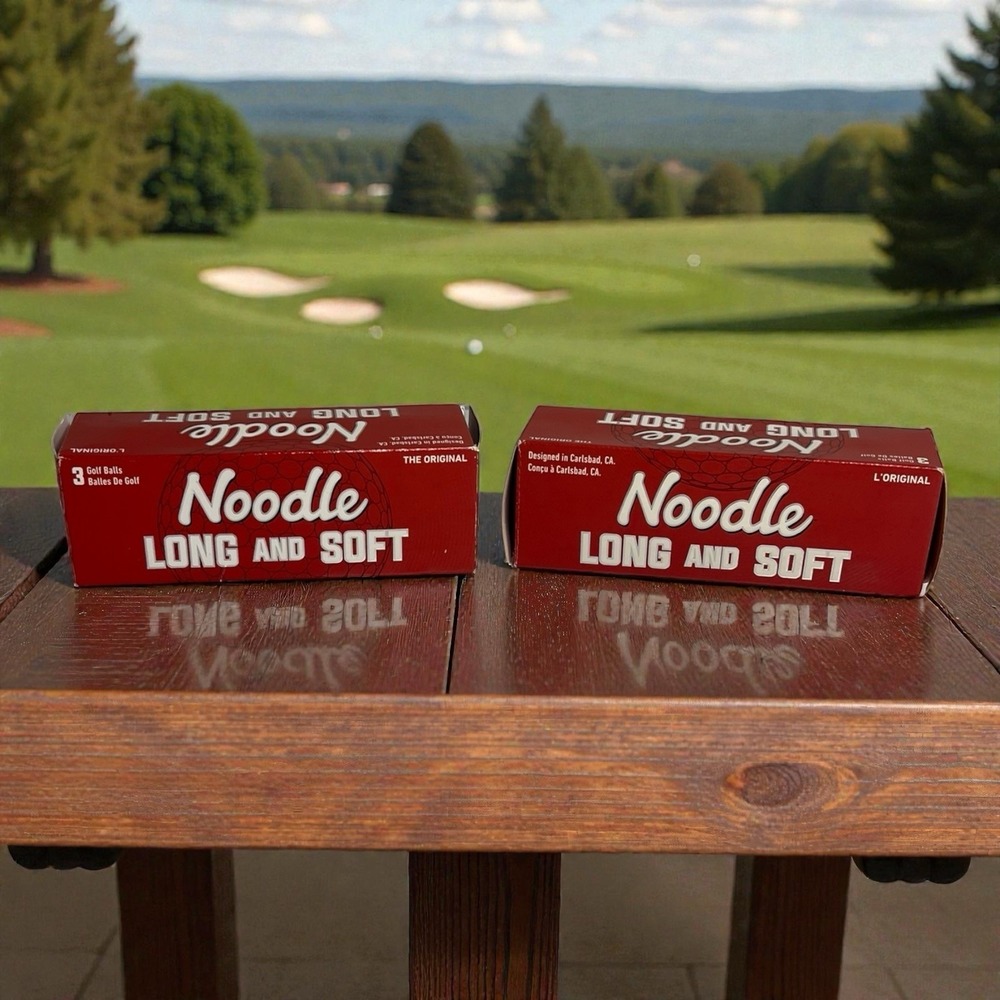 Noodle Long Soft 2 Sleeves 6 Golf Balls Ball White